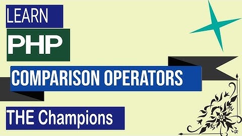 PHP Comparison Operators Tutorial in Hindi / Urdu