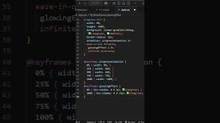 Progress Bar using HTML & CSS