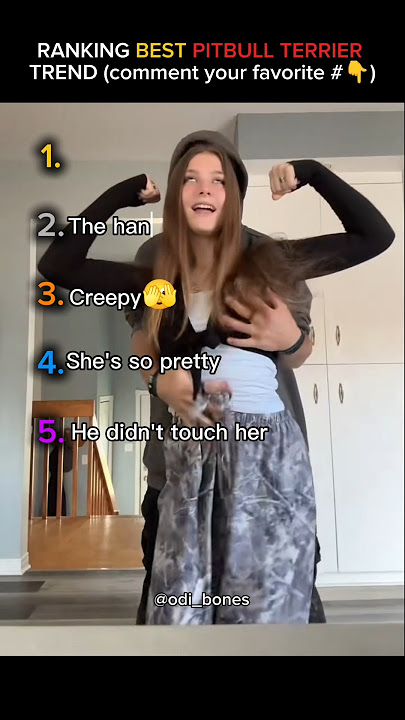 Ranking The Best Pitbull Terrier Trend (The Low Grab at The End👀) #shorts #trend #usa