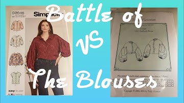 Battle of the Blouses feat. S9646 and Truly Victorian’s Garibaldi blouse pattern