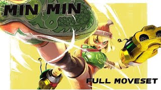 Min Min Full Moveset and Gameplay! (All Non-Specials)