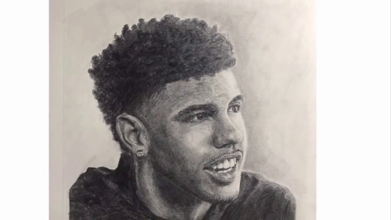Drawing Lamelo Ball Time Lapse YouTube