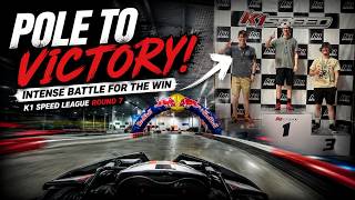 Winning a Tight Race from Pole Position!