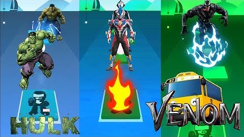 Ultraman vs  hulk vs venom tiles hope EDM rush