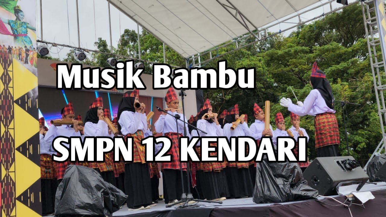 Lomba Musik Bambu memperingati HUT ke-192 Kota Kendari