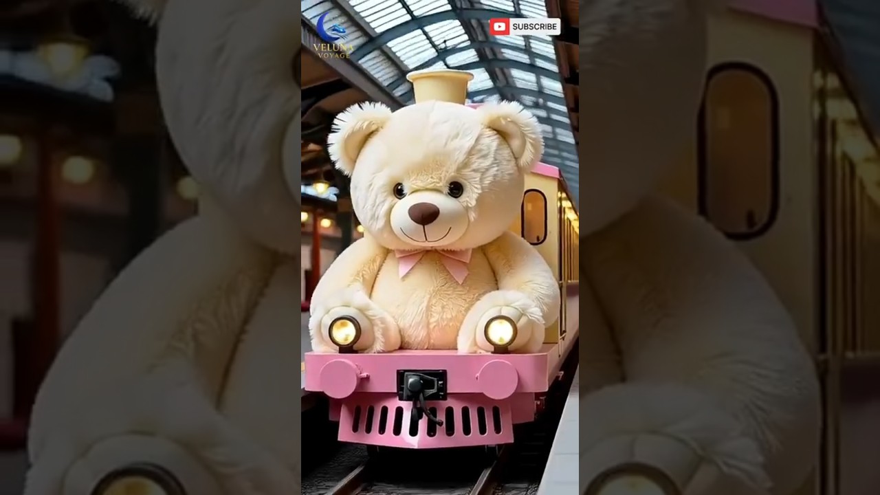 Teddy Bear Themed Train 🐻🎀 Would You Ride the Teddy Bear Train? 