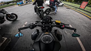 KAWASAKI Z400 - KTM DUKE 200 - CF MOTO NK400 / DAY RIDE / SONIDO PURO / 4K