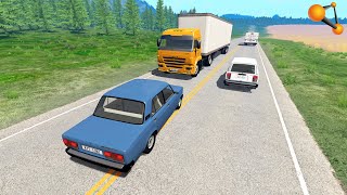 ОНИ ДУМАЛИ ОН ШУТИТ! УСНУЛ ЗА РУЛЕМ И ВЫЕХАЛ НА ВСТРЕЧКУ | BeamNG.drive