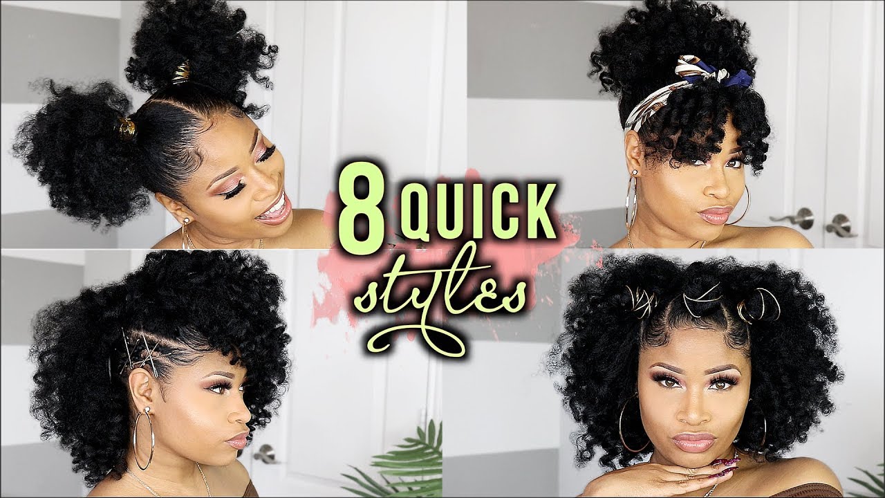 More Easy Hairstyles for Natural Curly Hair - YouTube