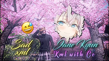 Jane Kyun🤕 Xml with Cc || new free fire Xml File|| Sad song free fire xml file||free fire xml file|