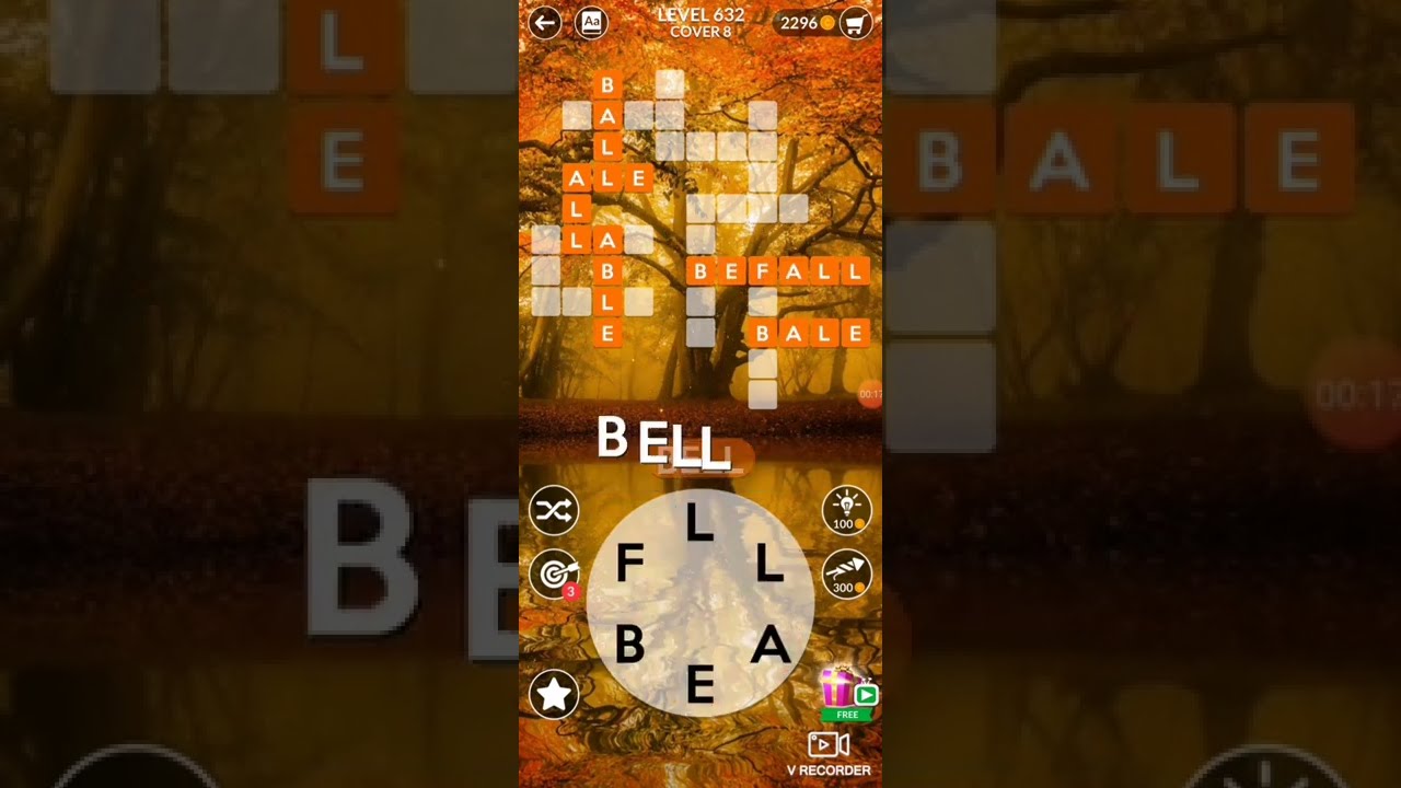 Wordscapes Level 632 Answers Short Video Word Puzzle Game Walk Through Matching Words
