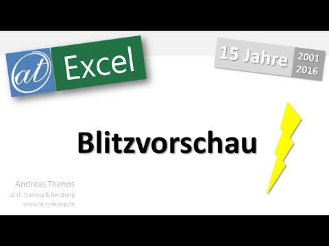 Excel - Blitzvorschau