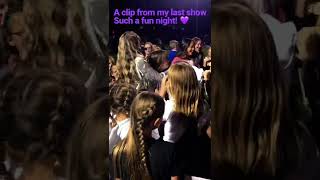 AGT Finalist Gets Surrounded by fans at her show!