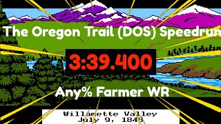 The Oregon Trail (DOS) Any% Farmer Speedrun in 3:39.400 (Current WR)