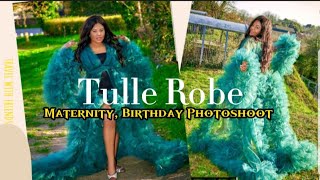 Tulle Robe For Maternity, Birthday Photoshoot|All Sizes & Colours #OOTD
