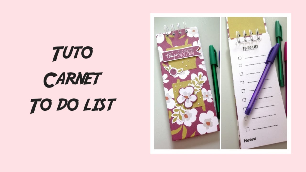 TUTO] CARNET TO DO LIST [ DT #CUSTODECO ] 