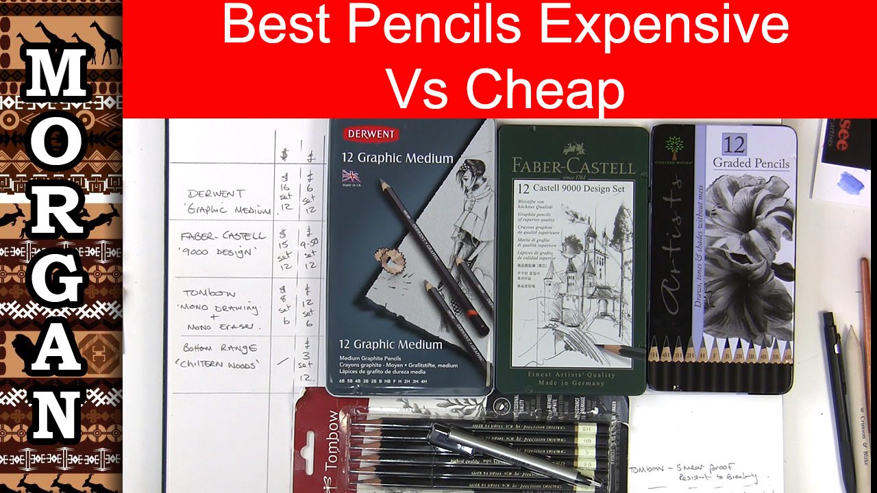 Best Graphite Pencils - Derwent, Faber Castell, TomBow + others 