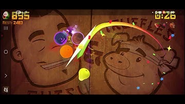Fruit Ninja - 1382 Scores (BEST IN THE WORLD)