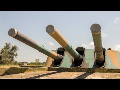 Работа орудий и башни 30-й береговой батареи, Fort Maxim Gorky I
