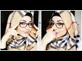 Loose Hijab Styles With Glasses