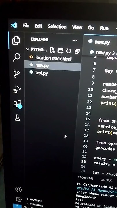 Track number Location Using python,,, python is the most popular ...