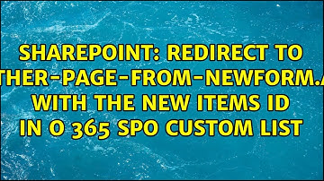 Redirect to another-page-from-newform.aspx with the new items id in O 365 SPO Custom List