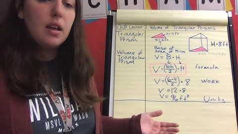 Chapter 10 Lesson 2 Volume of Triangular Prisms