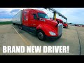 Brand new ROOKIE truck driver truck tour!  Kenworth T680