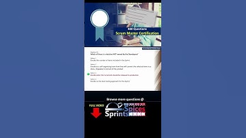 Scrum Master Certification Question 93 #agile #scrum #scrumcertification  #scrummaster #psm