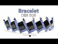 Beaded Bracelet Dark Night CRAW stitch Tutorial Part 1