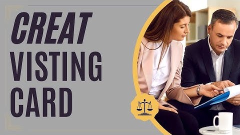 Keep an eye on Creation of Business visting card while using #urdudesigner app