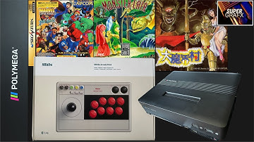 Polymega Features Controllers Part 2: 8bitdo Arcade Stick