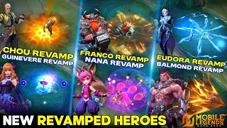 ALL REVAMPED HEROES GAMEPLAY MLBB CHINA SERVER | PROJECT NEXT | MLBB