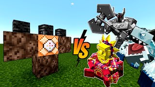 Wither Storm vs Mowzie's Mobs in Minecraft