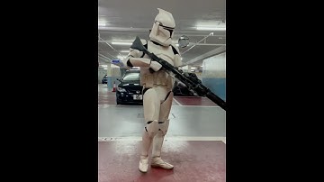 The OSCS Clone Trooper Phase I armor project test