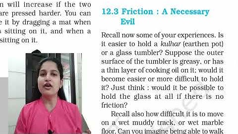 Friction a necessary evil - chapter 12 class 8 science - part 3
