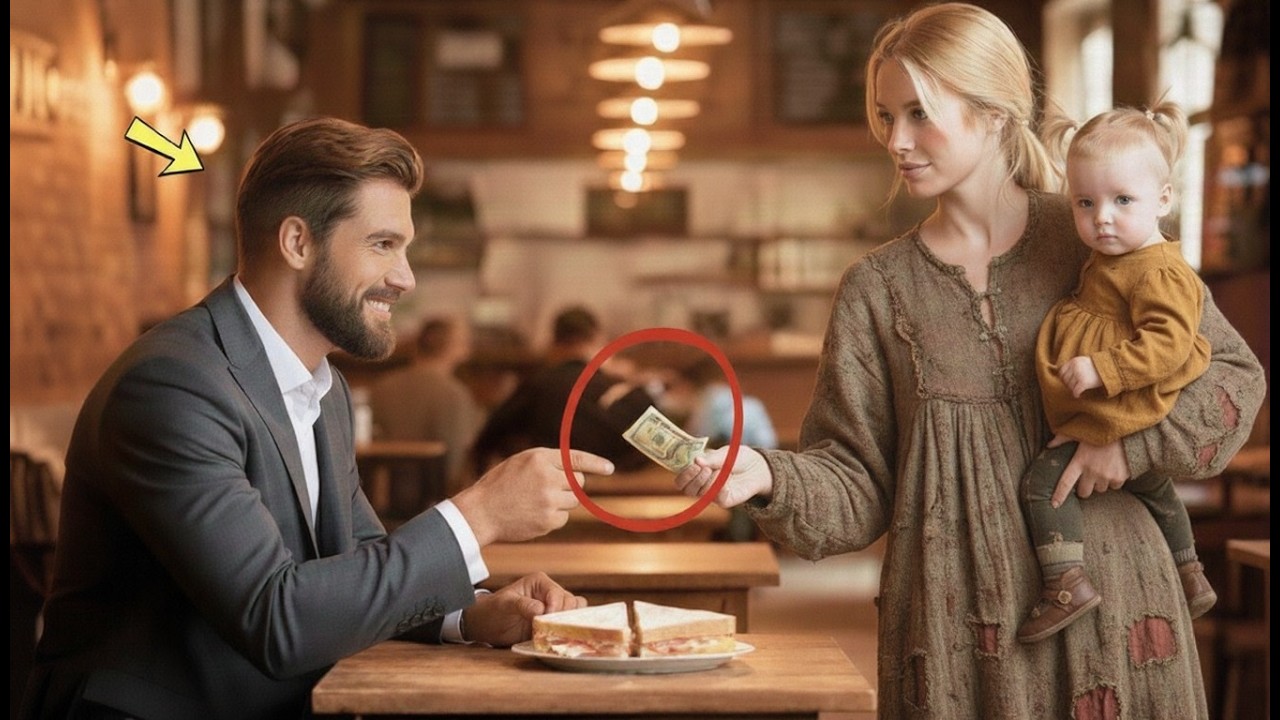 A Poor Woman Tried to Pay for One Slice of Bread, The Single Dad CEO Said, “Sit Down. Eat First.”