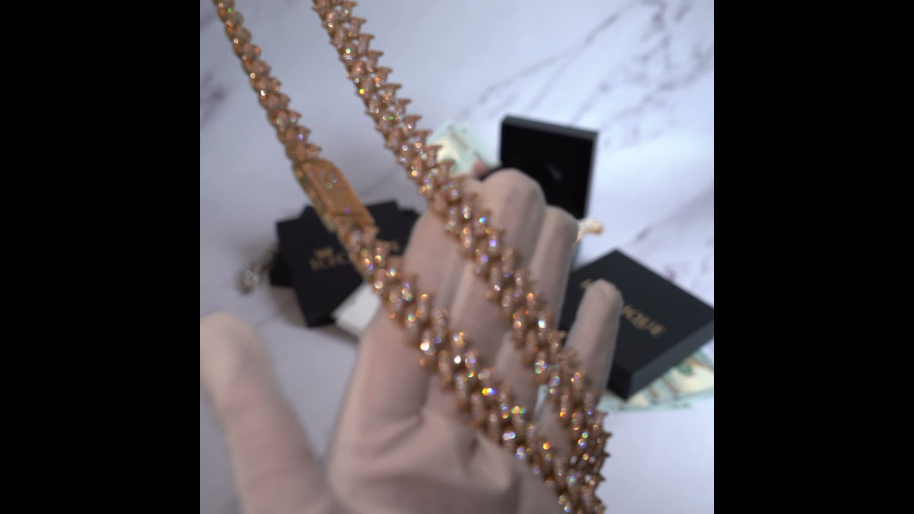 16MM THORN CHAIN - GOLD - ICECLIQUE.COM