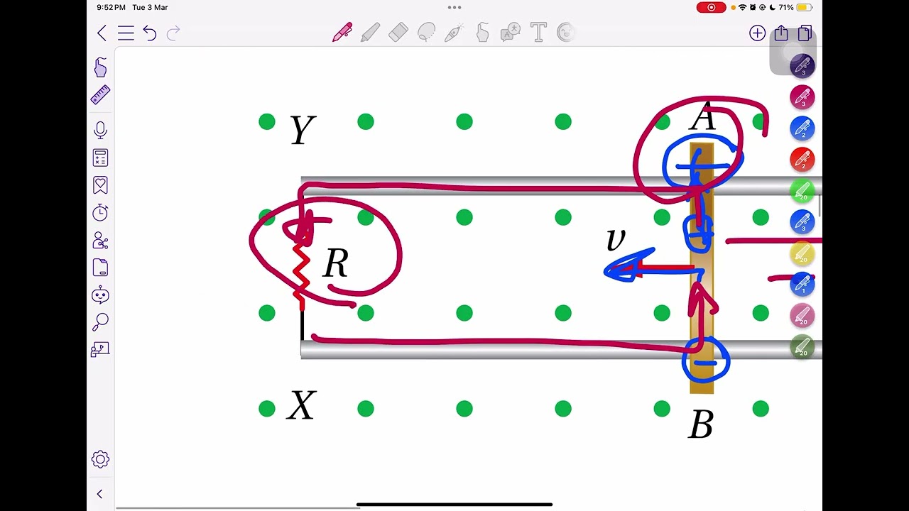توجيهي فيزياء 2008 - الوحدة الخامسة :المجال المغناطيسي - الدرس الثالث: الحث الكهرومغناطيسي - جزء (7)
