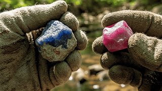 How to Identify RAW SAPPHIRES and RUBIES in Ordinary Rocks from CREEKS or TRAILS