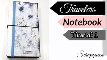 tutorial #1 DIY Travelers Notebook Style ( maremismallart papers )