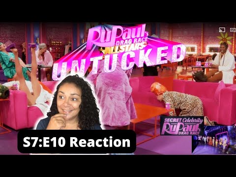 RuPaul's Drag Race All Stars 7 UNTUCKED Ep 10 & Secret Celebrity Drag Race Trailer REACTION