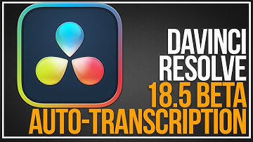 Auto-Transcription with Davinci Resolve 18.5 Beta