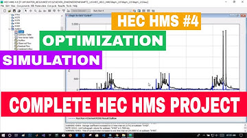 [HEC HMS #4]COMPLETE PROJECT IN HEC HMS OF SIMULATION AND OPTIMIZATION