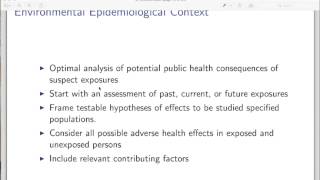 Introduction to Environmental Health