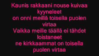 Video thumbnail of "Juha Tapio - Toisella puolen virtaa"