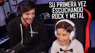 Mi Sobrino de 7 Años Escucha Rock Y Metal por primera vez | ShaunTrack