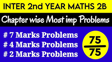 inter 2nd year maths 2b Most imp problems 2022