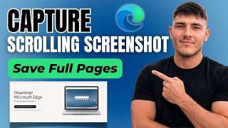 How To Take a Scrolling Screenshot in Microsoft Edge (Windows 11 Tutorial 2026)