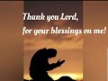Chris else  thank you lord  for your blessings on me official lyric